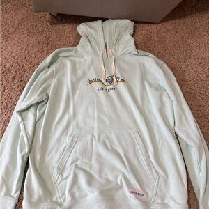 Life Is Good Light Green/Blue Sweatshirt